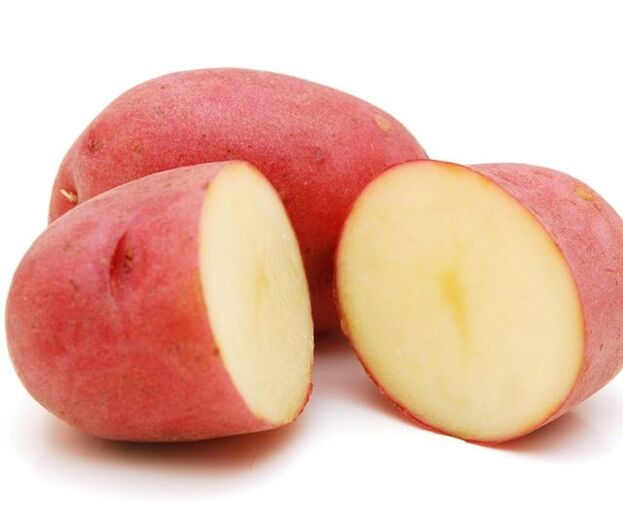 Red potato is a folk remedy for papillomas on the labia